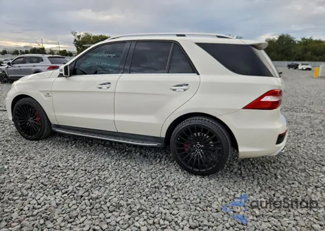 2012 Mercedes-Benz Ml 63 Amg z USA, uszkodzony, nr VIN 4JGDA7EB8CA093300